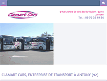 Tablet Screenshot of clamartcars.com